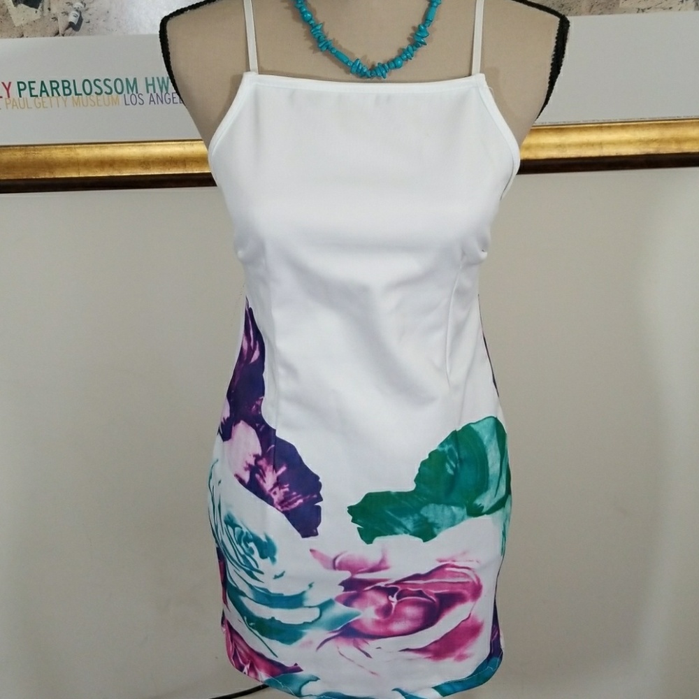 Summer Pattern Dress. Size S